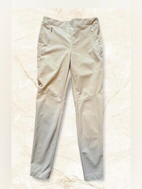 RLX Ralph Lauren Women’s Golf Pants Size 4 Beige Stretch Twill Ankle - Flaw